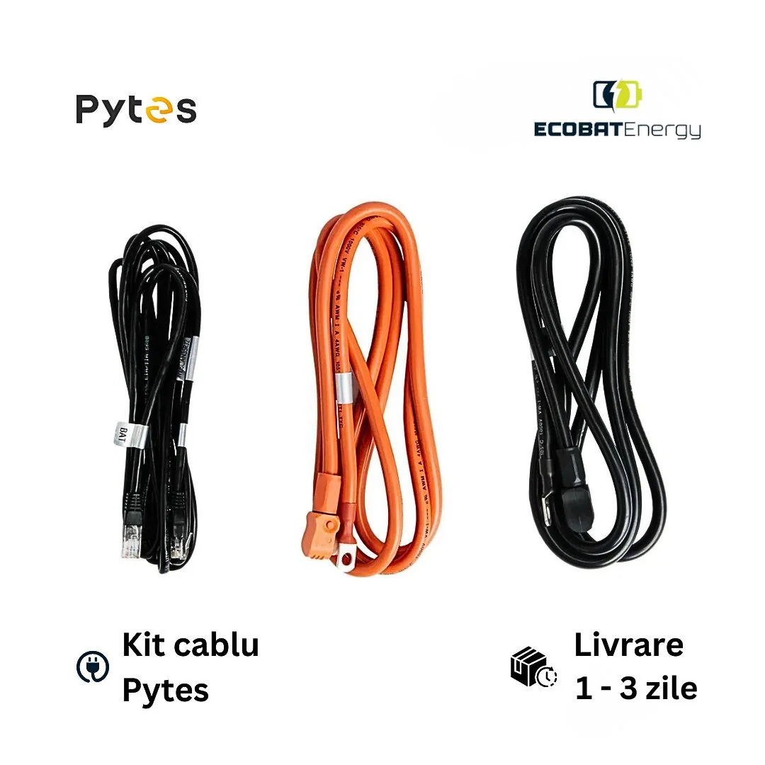 Kit Cablu Inverter-Acumulator Pytes V5 50mm grosime-150A- Amphonel 8.00mm