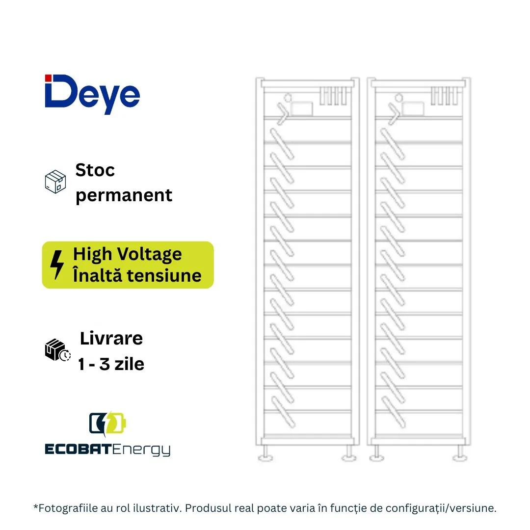 Rack Metallic Deye 3U-HRack - 14 layer BOS-A