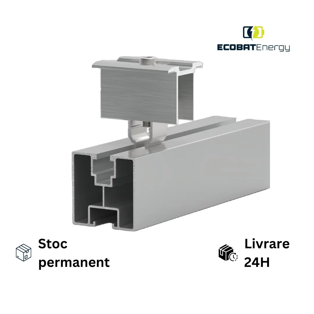 Profil aluminiu Tip H 40 x 40 mm x 2,4 ml