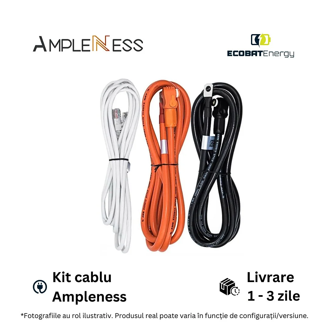 Kit Cablu Inverter - Acumulator AMPLENESS 5.12Kwh