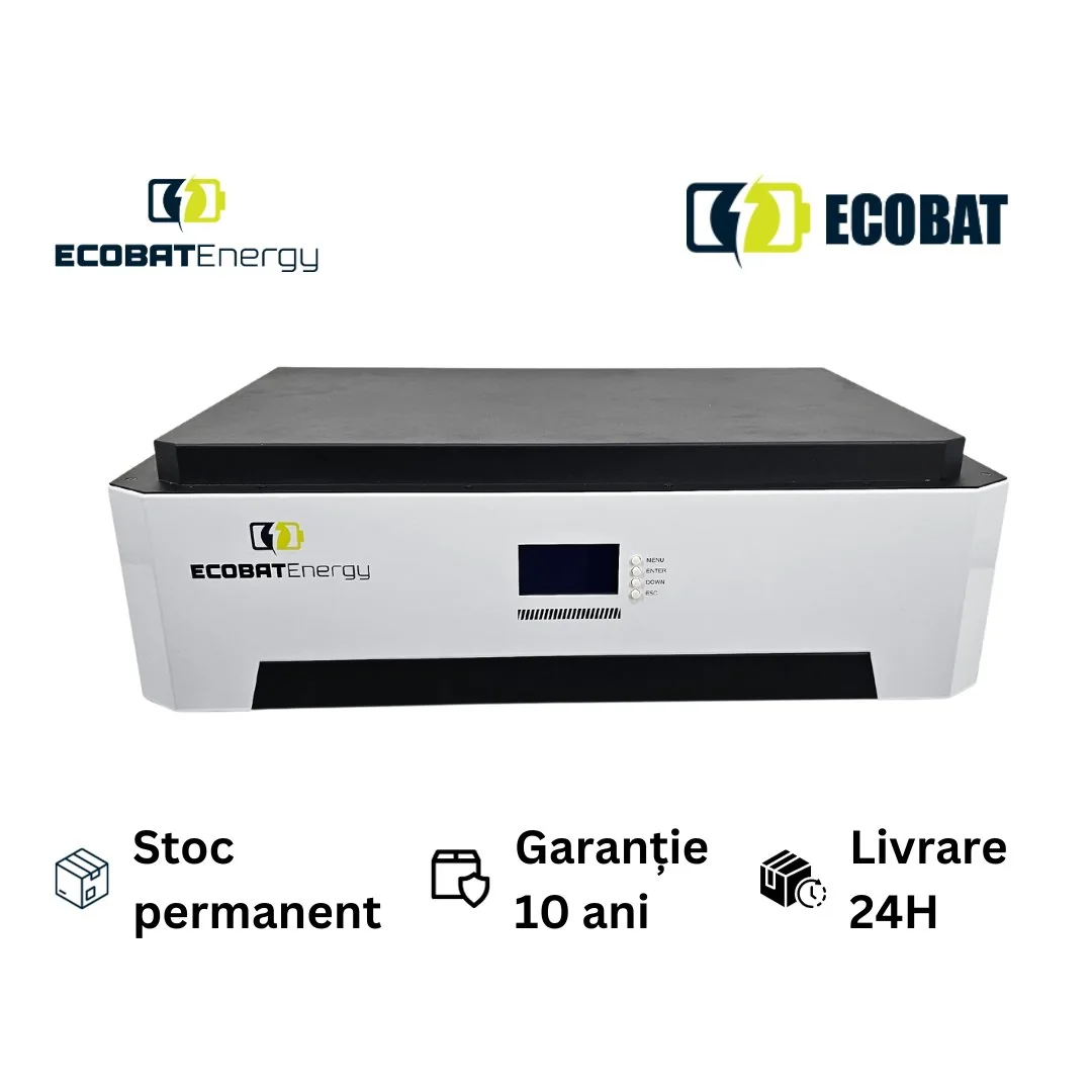 Acumulator Lifepo4 Powercube 51.2V 5.12KWh cu ecran