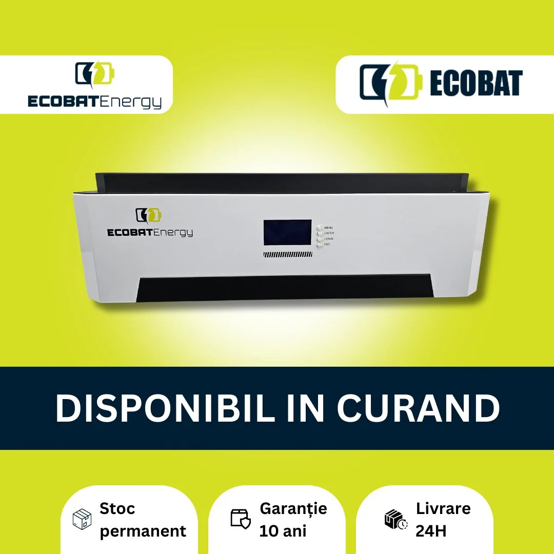 Acumulator Lifepo4 Powercube 51.2V 5.12KWh cu ecran
