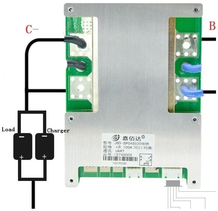 ANT BMS 4S 12V 80A Bluetooth pentru Li-Ion/LFP