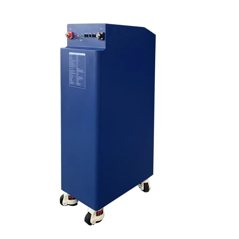 Baterie LiFePO4 51.2V 10kWh verticala pe roti