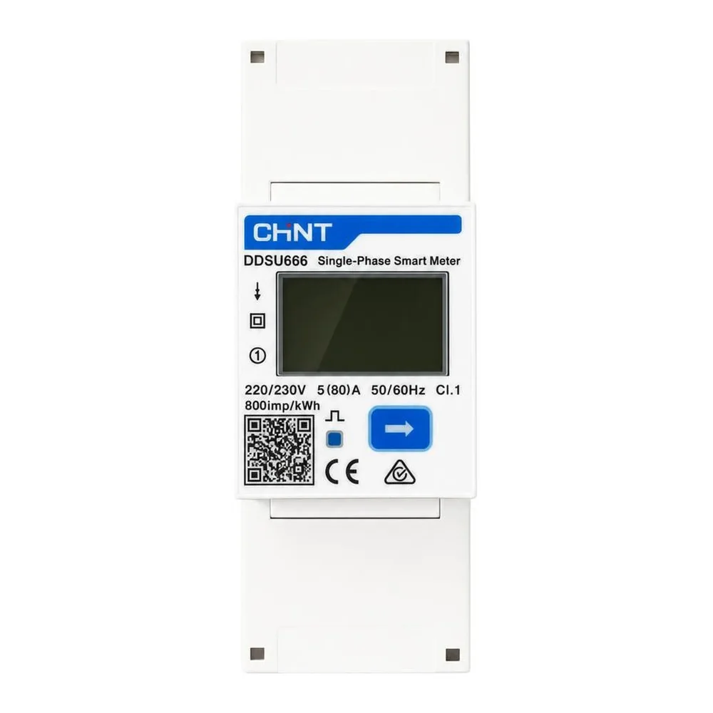 Contor inteligent (Smart Meter) Growatt, monofazat, 5A ~ 60A, SPM-C