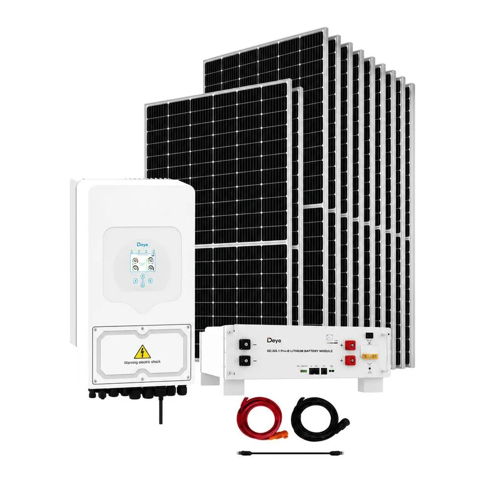 Kit Invertor 5 KW DEYE SUN-5K-SG05LP1-EU, 11 x Panou fotovoltaic Canadian Solar CS6.2-48TD-460, Acumulator Optional