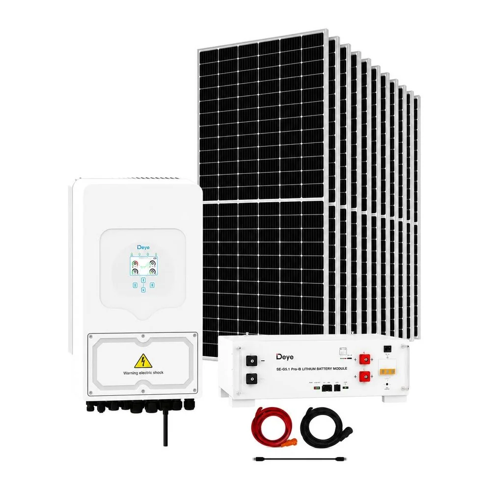 Kit Invertor 6 KW DEYE SUN-6K-SG05LP1-EU-AM2-P, 14 x Panou fotovoltaic Canadian Solar CS6.2-48TD-460, Acumulator Optional