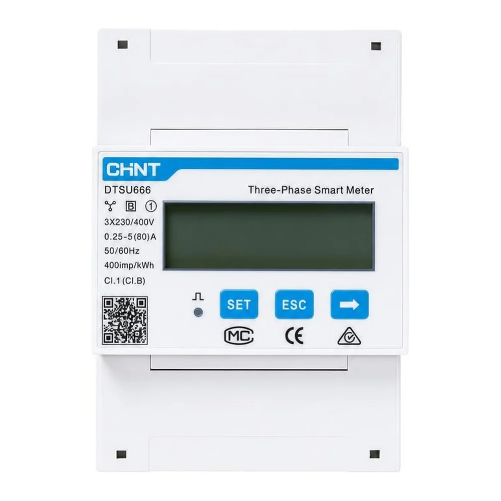 Contor inteligent (Smart meter) Growatt, trifazat Smart Power Meter TPM-C - CHiNT DTSU666