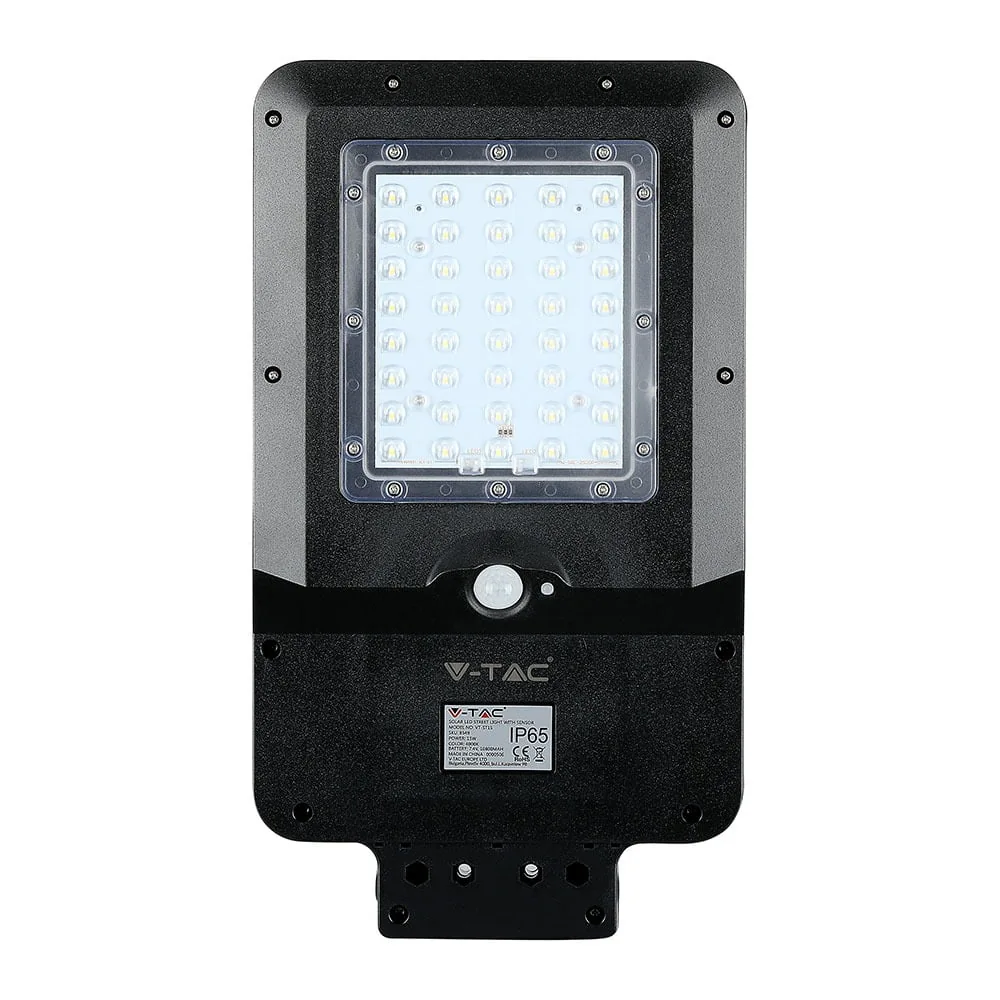 Lampa solara stradala cu LED 1600lm, Senzor miscare, 6000K