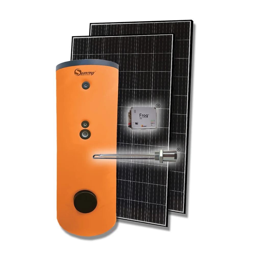 Sistem boiler fotovoltaic Frog+ Naturale 150 litri cu 2 panouri