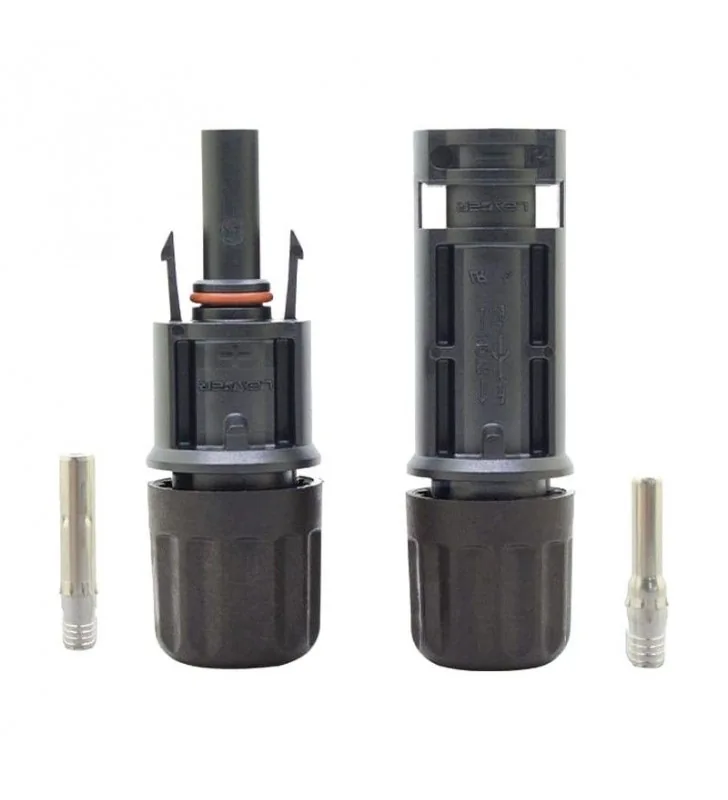 Set conectori solari MC4 1500V IP68 LEADER 4–6 mm² (pereche)